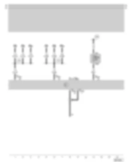 Wiring Diagram  SKODA OCTAVIA 2003 - 2-way radio remote control for central locking