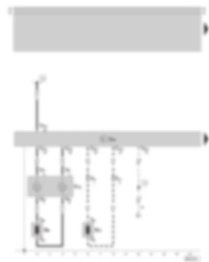 Wiring Diagram  SKODA OCTAVIA 2002 - Airbag control unit - airbag igniter - coil