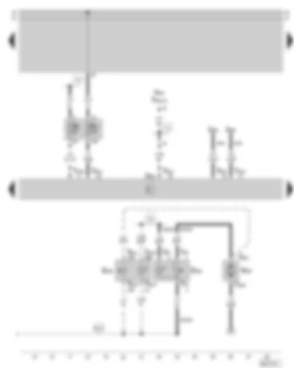 Wiring Diagram  SKODA OCTAVIA 2004 - Convenience electric central control unit - remote fuel filler flap release - fuse holder