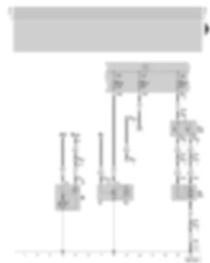 Wiring Diagram  SKODA OCTAVIA 1997 - Starter - alternator - radiator fan - fuse holder on the battery