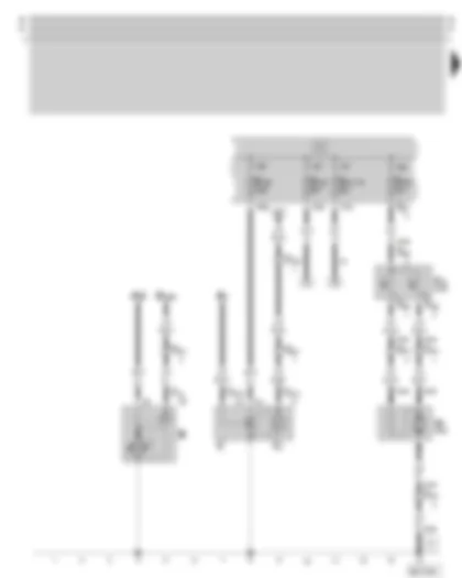 Wiring Diagram  SKODA OCTAVIA 1997 - Starter - alternator - radiator fan - fuse holder on the battery