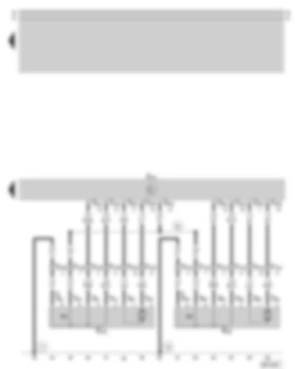 Wiring Diagram  SKODA OCTAVIA 1997 - Central locking