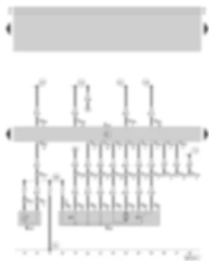 Wiring Diagram  SKODA OCTAVIA 1997 - Central locking
