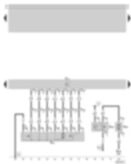 Wiring Diagram  SKODA OCTAVIA 1997 - Central locking