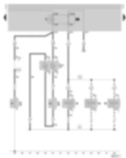 Wiring Diagram  SKODA OCTAVIA 1998 - Horn