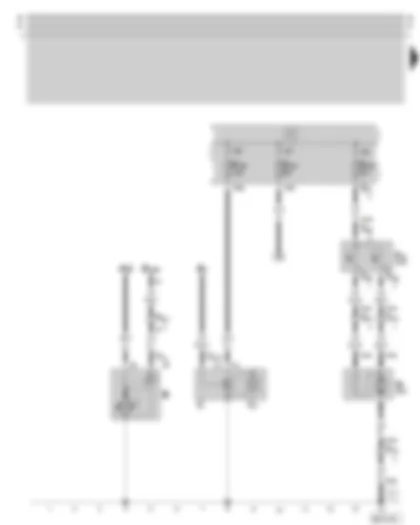 Wiring Diagram  SKODA OCTAVIA 1998 - Starter - alternator - radiator fan - fuse holder on the battery