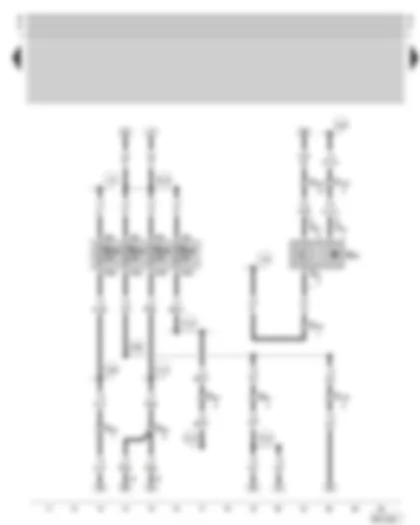 Wiring Diagram  SKODA OCTAVIA 1998 - Fuse holder - speedometer sender