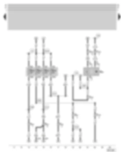 Wiring Diagram  SKODA OCTAVIA 1998 - Fuse holder - speedometer sender