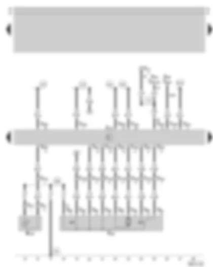 Wiring Diagram  SKODA OCTAVIA 1998 - Central locking