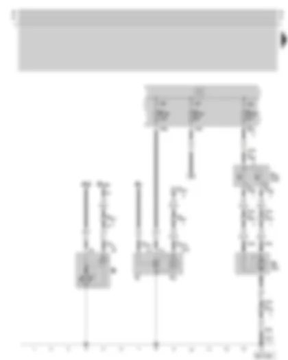 Wiring Diagram  SKODA OCTAVIA 1999 - Starter - alternator - radiator fan - fuse holder on the battery
