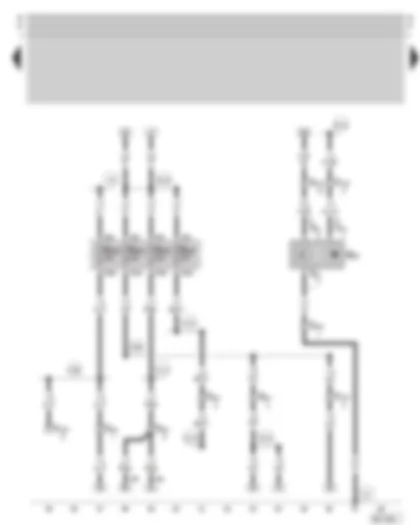 Wiring Diagram  SKODA OCTAVIA 1999 - Fuse holder - speedometer sender