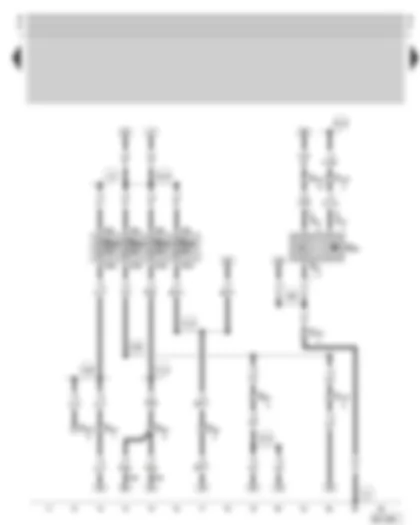 Wiring Diagram  SKODA OCTAVIA 1999 - Fuse holder - speedometer sender
