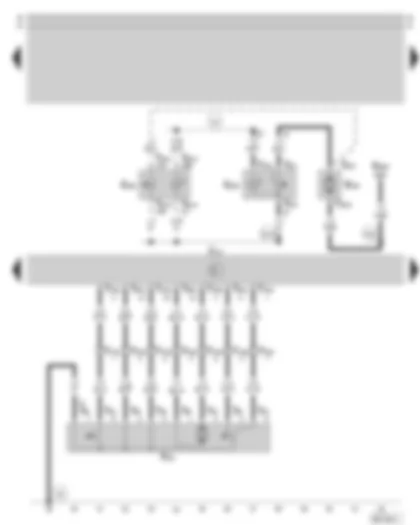 Wiring Diagram  SKODA OCTAVIA 1999 - Central locking