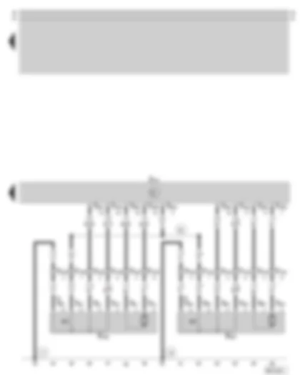 Wiring Diagram  SKODA OCTAVIA 1999 - Central locking