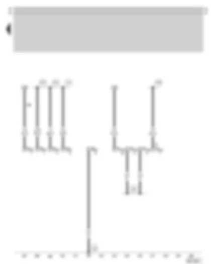 Wiring Diagram  SKODA OCTAVIA 2002 - Connector for radio or navigation system - connector for diagnostic connection