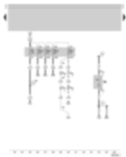 Wiring Diagram  SKODA OCTAVIA 2002 - Glove box light - fuse holder