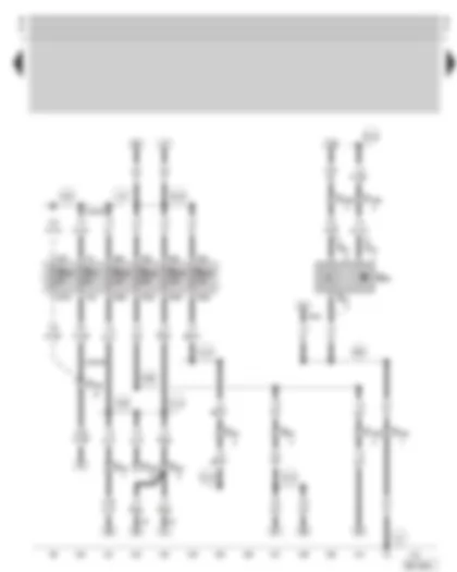Wiring Diagram  SKODA OCTAVIA 2002 - Fuse holder - speedometer sender