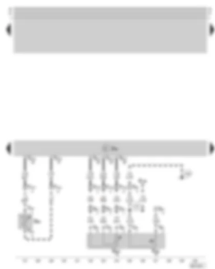 Wiring Diagram  SKODA OCTAVIA 2006 - Simos control unit - coolant temperature sender - radiator outlet - temperature selection rotary knob - potentiometer