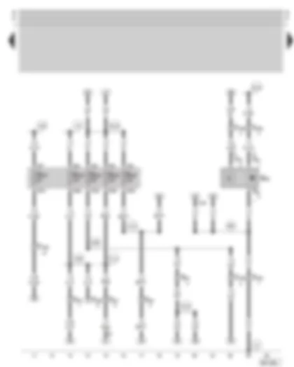 Wiring Diagram  SKODA OCTAVIA 2004 - Fuse holder - speedometer sender