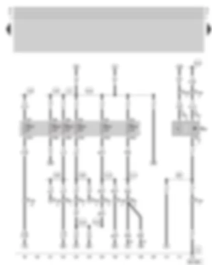 Wiring Diagram  SKODA OCTAVIA 2005 - Fuse holder - speedometer sender