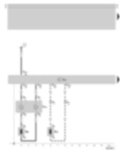 Wiring Diagram  SKODA OCTAVIA 2006 - Airbag control unit - airbag igniter - coil