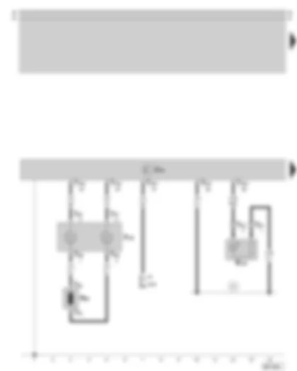 Wiring Diagram  SKODA OCTAVIA 2008 - Airbag control unit - airbag igniter - coil - airbag warning lamp off - front passenger side