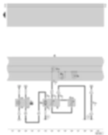 Wiring Diagram  SKODA OCTAVIA 2004 - Dash panel insert - combi-processor in dash panel insert - fuel gauge - warning lamps - fuel pump - fuel gauge sender - fuel pump relay