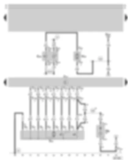 Wiring Diagram  SKODA OCTAVIA 2006 - Central locking