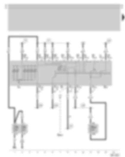 Wiring Diagram  SKODA OCTAVIA 2006 - Light switch - fuse holder