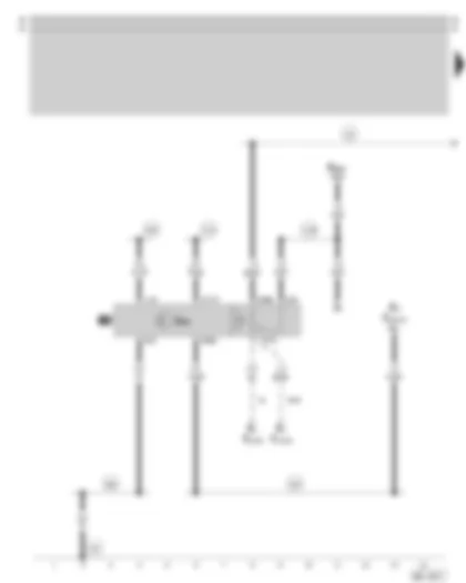 Wiring Diagram  SKODA OCTAVIA 2006 - Dipped headlight control unit - on/off