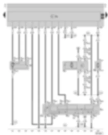 Wiring Diagram  SKODA OCTAVIA 2006 - Windscreen wiper and washer system (only on Combi vehicles and tailgate with rear window wiper)