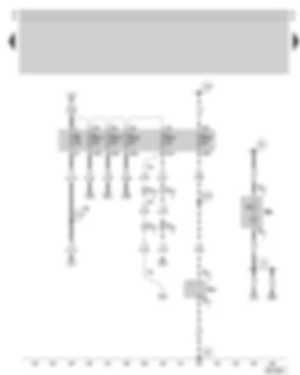 Wiring Diagram  SKODA OCTAVIA 2006 - Glove box light - fuse holder - socket in luggage compartment