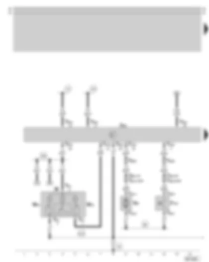 Wiring Diagram  SKODA OCTAVIA 2006 - Convenience electric central control unit - central locking for rear lid - interior light