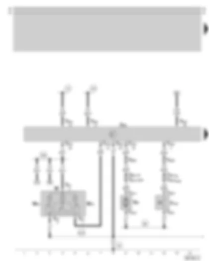 Wiring Diagram  SKODA OCTAVIA 2006 - Convenience electric central control unit - central locking for rear lid - interior light