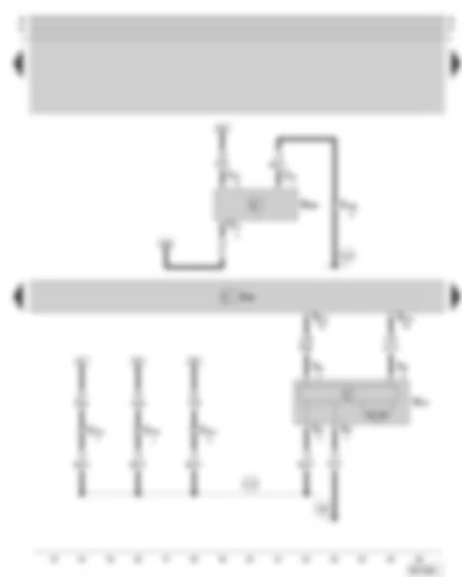 Wiring Diagram  SKODA OCTAVIA 2006 - Diesel direct injection system control unit - oil level/oil temperature sender - intake manifold flap motor