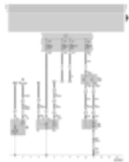 Wiring Diagram  SKODA OCTAVIA 2009 - Starter - alternator - radiator fan - fuse holder on the battery