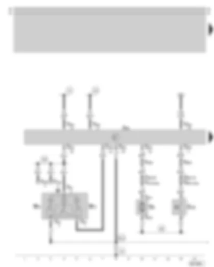 Wiring Diagram  SKODA OCTAVIA 2008 - Convenience electric central control unit - central locking for rear lid - interior light