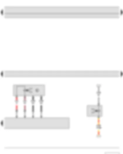 Wiring Diagram  SKODA RAPID 2012 - Tiptronic switch - Automatic gearbox control unit - Selector lever lock solenoid - Ignition key withdrawal lock solenoid