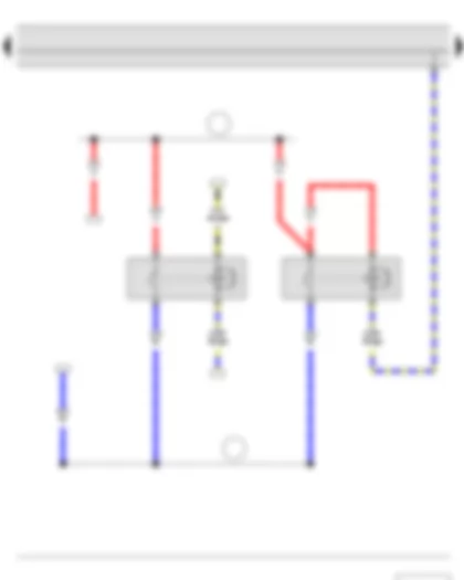 Wiring Diagram  SKODA ROOMSTER 2011 - Fuel pump relay - Fuel supply relay