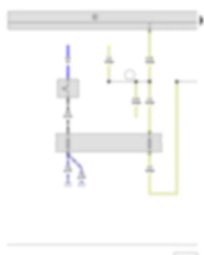 Wiring Diagram  SKODA ROOMSTER 2014 - Daytime running lights switch - Fuse holder B