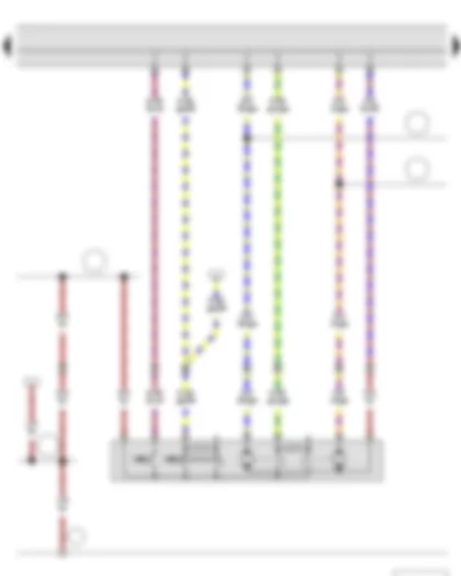 Wiring Diagram  SKODA ROOMSTER 2011 - Driver side central locking lock unit