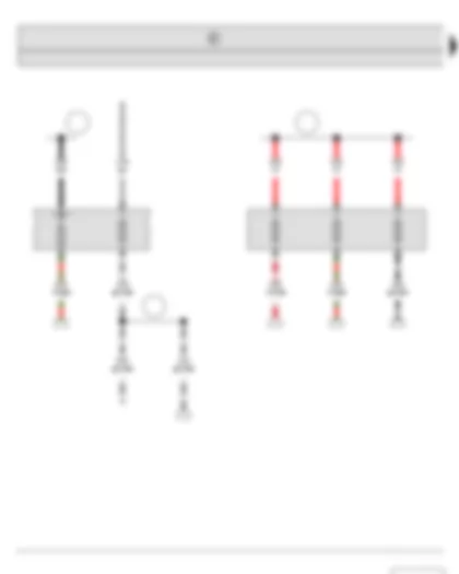 Wiring Diagram  SKODA ROOMSTER 2011 - Fuse holder B - Fuse holder C