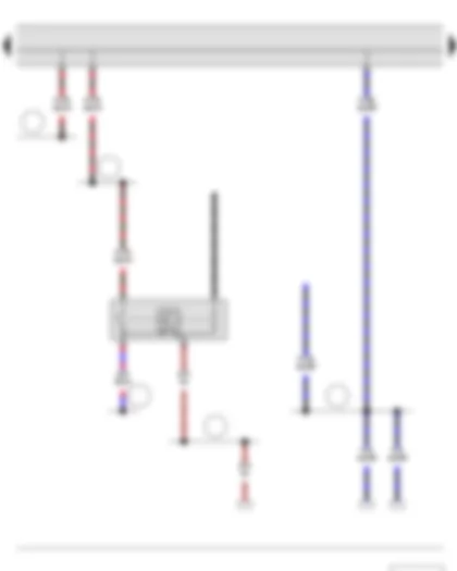 Wiring Diagram  SKODA ROOMSTER 2011 - Brake pedal switch