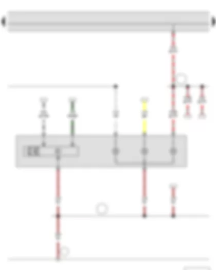 Wiring Diagram  SKODA ROOMSTER 2011 - Front right headlight