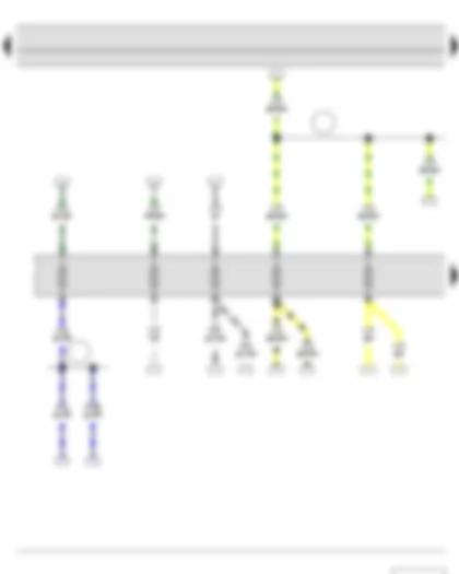 Wiring Diagram  SKODA ROOMSTER 2011 - Fuse holder B