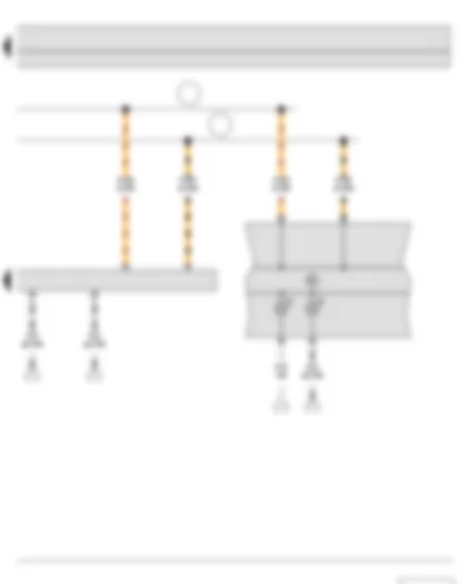 Wiring Diagram  SKODA ROOMSTER 2011 - Control unit for cornering light and headlight range control - Dash panel insert