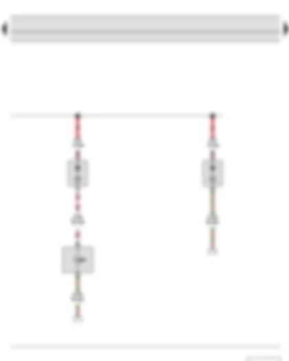 Электросхемa  SKODA ROOMSTER 2011 - Плафон освещения вещевого ящика - Плафон освещения багажного отсека - правый