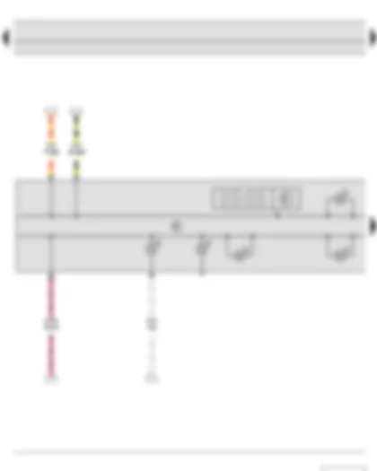 Электросхемa  SKODA ROOMSTER 2011 - Комбинация приборов - Цифровые часы