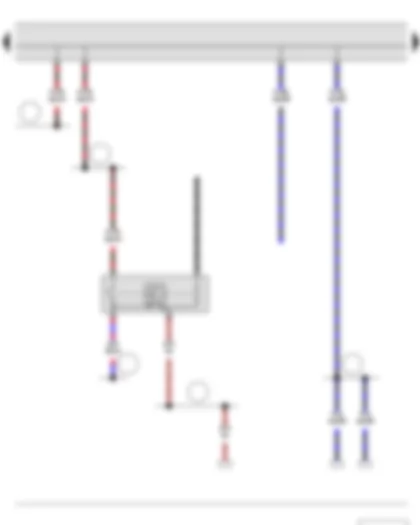 Wiring Diagram  SKODA ROOMSTER 2011 - Brake pedal switch