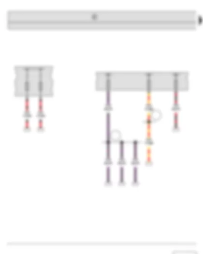 Wiring Diagram  SKODA ROOMSTER 2011 - Fuse holder A - Fuse holder B
